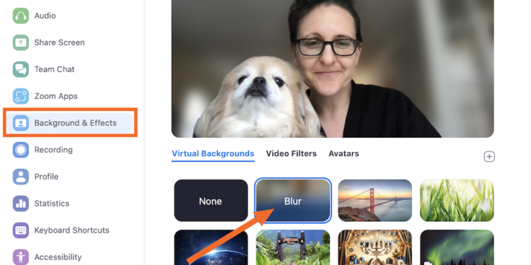 How to Blur Background on Zoom