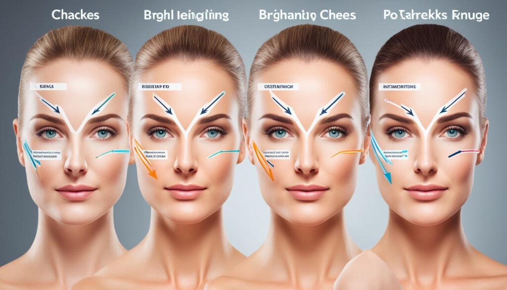 Facial po techniques for different skin types