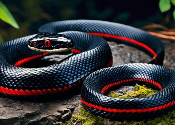 black snake red stripe