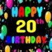 Happy 20Th Birthday