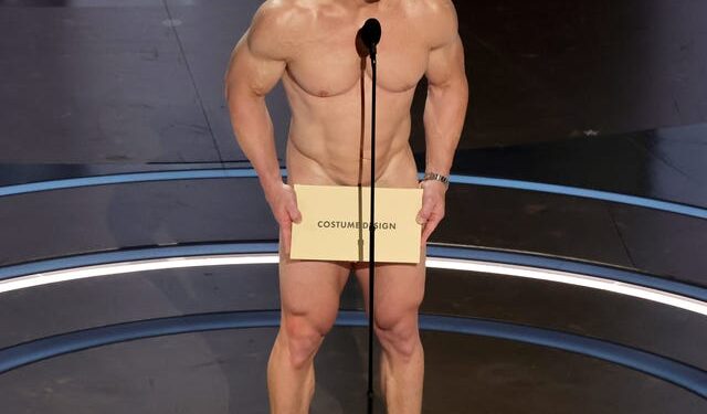 Why was John Cena Naked at the Oscars