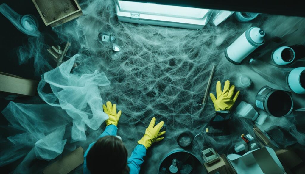 cobweb mold inspection