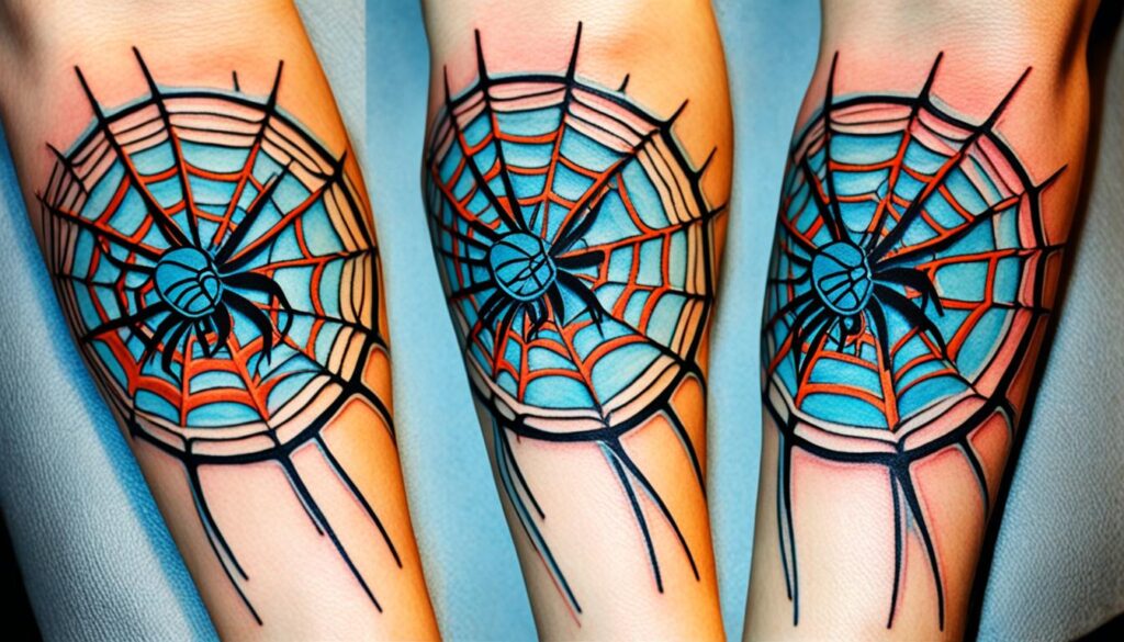 native american spider web tattoo meaning